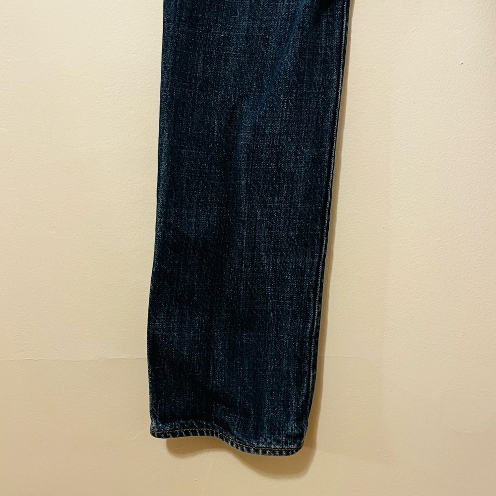 GAP Kids Youth Boys 14 Straight Leg Jeans Dark Wash Denim Adjustable Waist EUC - Picture 6 of 10